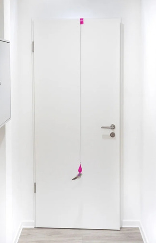 Juguete Gato Para Puerta Trixie Porta Snacks Con Plumas