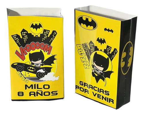 Bolsas Golosineras Personalizadas X 15 Batman