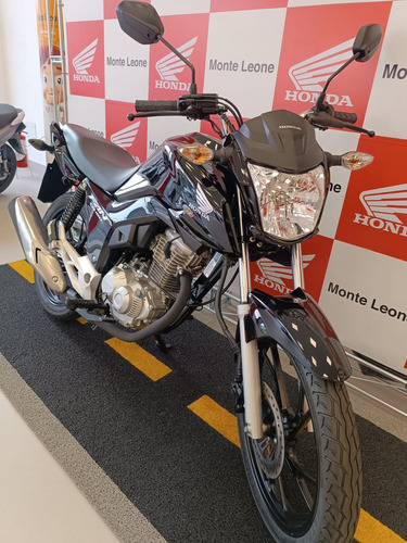 Moto Honda Cg 160 Fan Preta 2024 2024 0km Com Garantia