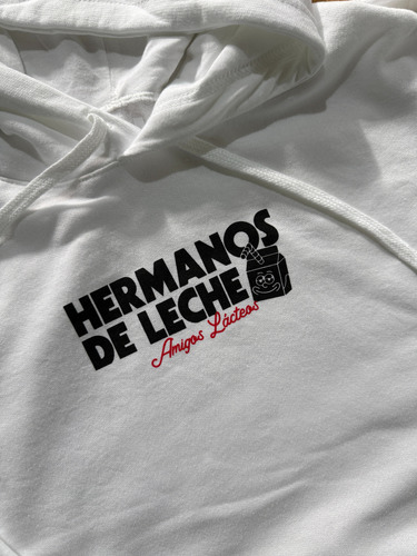 Hoodie Adrian Marcelo Hdl Laura Blanca Hermanos De Leche