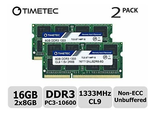 Timetec Hynix Ic Kit De 16 Gb 2x8 Gb Ddr3 1333 Mhz Pc3-10600