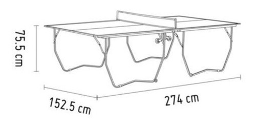Dksa Mesa De Ping Pong Nueva