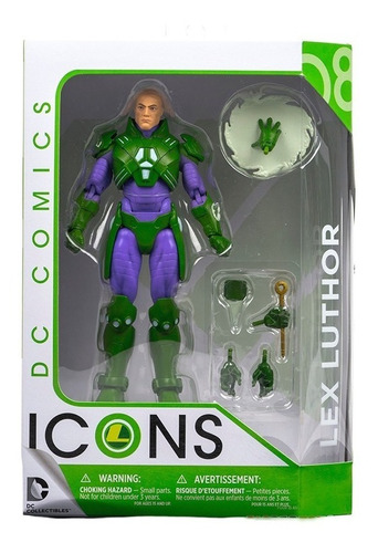 Lex Luthor Dc Comics Icons Figura Dc Entrega Inmediata