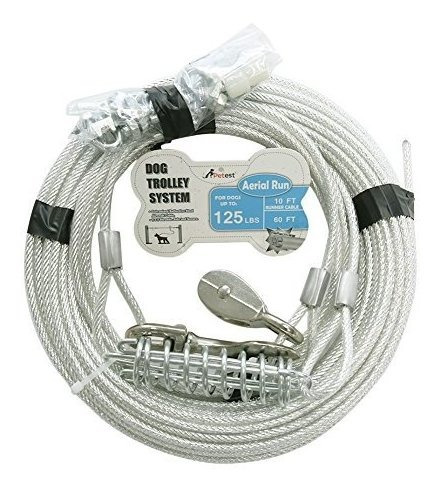 El Cable De Carrete De 60 Pies Mas Pequeño Para Perros Pesa