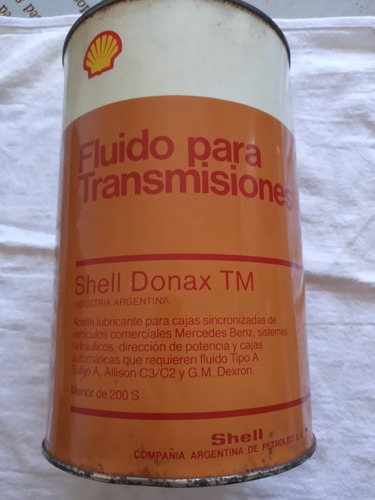 Antigua Lata De Shell Donax Tm  De 4 Litros Ver Fotos