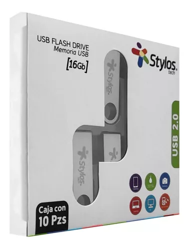 Memoria USB 16 GB Stylos Flash Drive USB 2.0