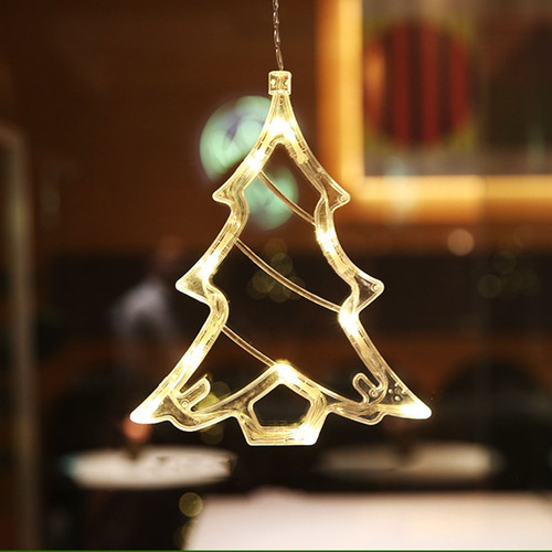 Lámpara colgante con forma de copo de nieve, diseño de Papá Noel con forma de ciervo, modelo M Christmas, 5960, color A