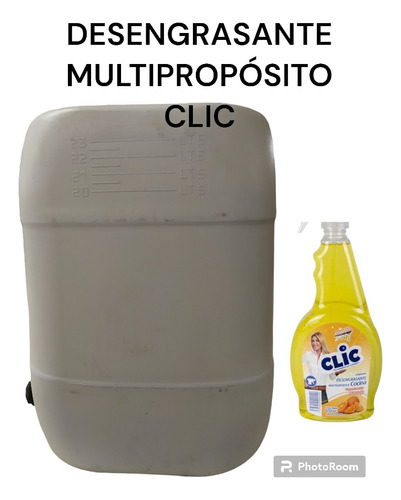 Desengrasante Multiusos Clic Bidon De 20 Litros 