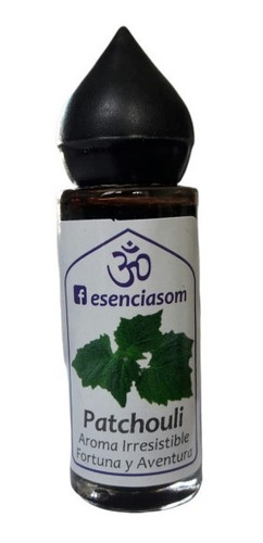 Imagen 1 de 3 de Aceite Esencial Pachuli Patchouli Patchouly Puro India 15ml.