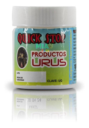 Imagen 1 de 6 de Quick Stop Polvo Hemostático 15g Detiene Sangrado De Uñas