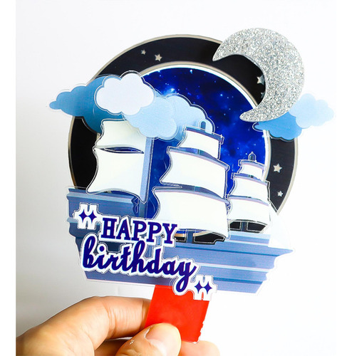 Primeros De La Torta De Cumpleaños Con Temática De Vela
