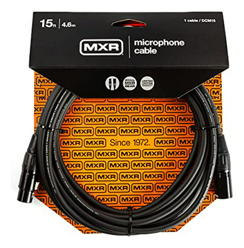 Cable Para Micrófono: Cable De Micrófono Jim Dunlop, 15 Pies