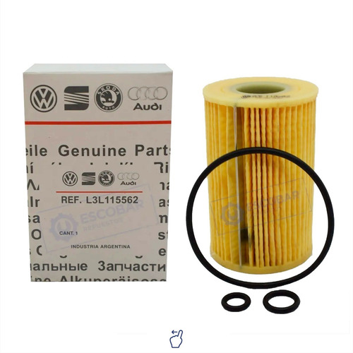 Imagen 1 de 9 de Filtro De Aceite Amarok Motor 2.0 Diésel Volkswagen Original