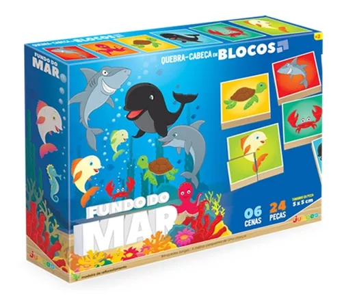 Ocean Animals Puzzle - quebra-cabeças de jogos de aprendizado de