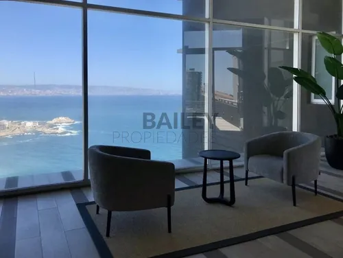 Departamento Reñaca Amoblado Con Privilegiada Vista