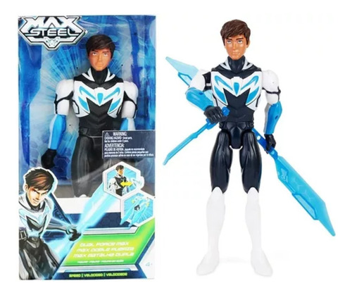 Muñeco Max Steel Articulado Max Doble Fuerza Mattel Original