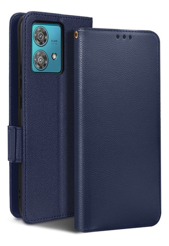 For Motorola Edge 40 Neo Litchi Pu Wallet Card Slot Case