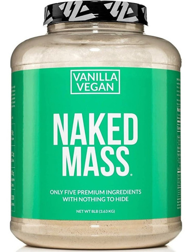 Proteina Naked Mass Vainilla 8l - L a $78738
