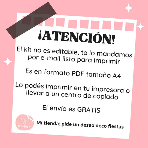 Kit Imprimible Circo Bebé Personalizado Decoración