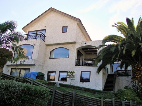 Los Almendros Reñaca Luminosa Casa, Linda Vista Al Mar.