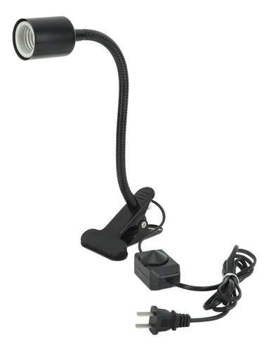 Soporte Para Mascotas Negro Con Clip Y Uva Uvb Ajustable