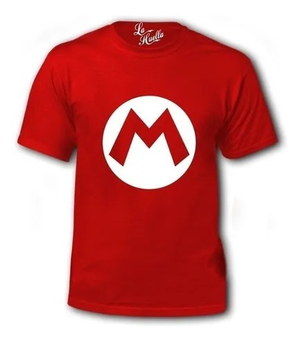 Polera De Mario Bros - Mario Logo