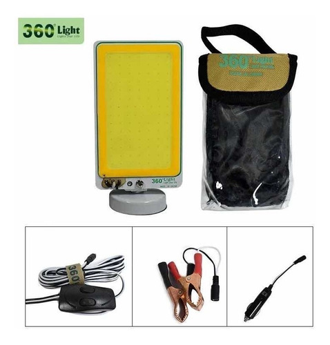 Lámpara Led Portátil, Para Camping Y Talleres, 12v, Magnetic