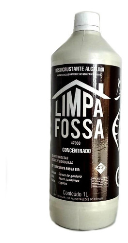 Produto Limpeza Limpa Fossa Caixa De Gordura Esgoto Top 1 L