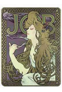 Alphonse Mucha - Publicidad De Cigarrillos Job - 56 X 74 Cm