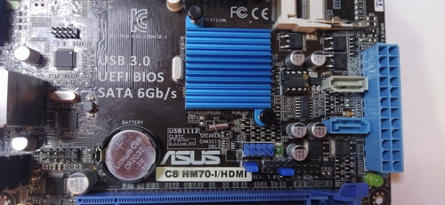 Imagem 3 de 3 de Placa Mãe Mini Itx Asus C8 Hm70i Hdmi Intel 847