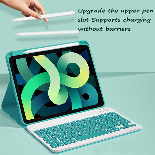 Funda Con Teclado Y Ratón Ñ For iPad 9.7 5ª 6ª Generación