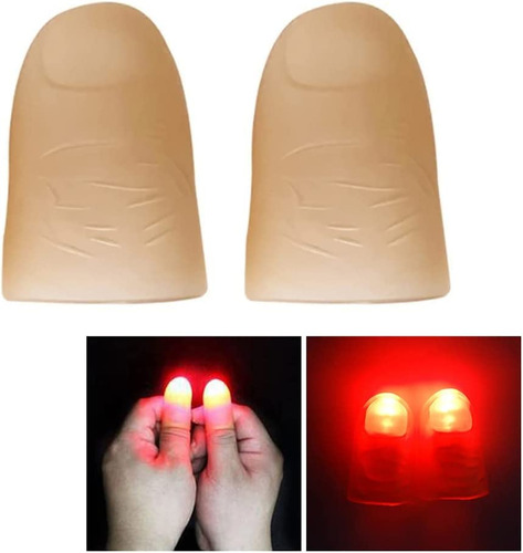 Ykybhx 2 Piezas De Luz Led Para El Pulgar, Luces Mágicas P.