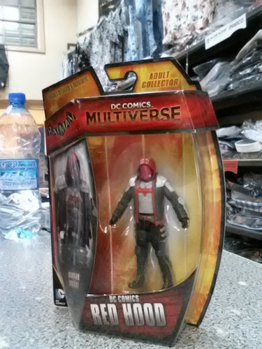 Dc Multiverse Red Hood, Arkham Knight, 4 Pulgadas!! (Usado)