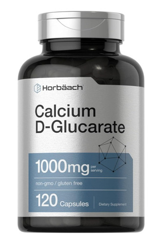 D-glucarato Calcio 1000mg Detox Salud Hormonal 120 Americano