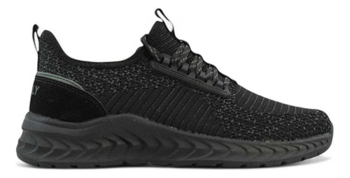 Tenis Deportivos Mujer Charly 1059220 Running Negros