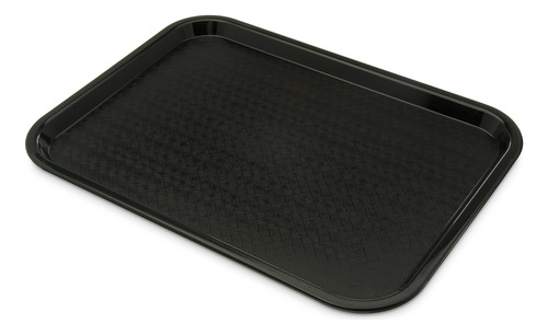 Bandeja De Plástico Negra Para Cafetería 40 X 30 Cm Libre Bp