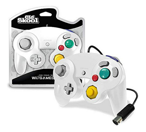 Controlador Old Skool Para Gamecube/wii - Blanco