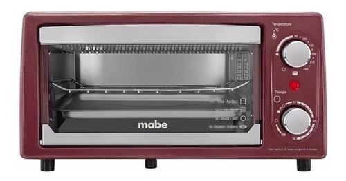 Horno Tostador Mabe 10l Rojo Htm10rve