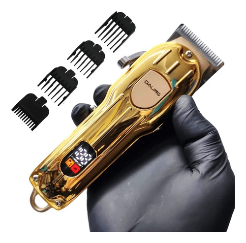 Máquina De Cortar Cabelo Barba Bigode Profissional Sem Fio