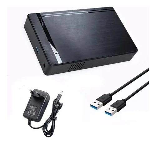 Caja Externa Sata Hdd, 2 En 1 : Para 3.5  Y 2.5  Por Usb 3.0