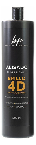 Alisado Permanente 4d Original Brazilian Platinum