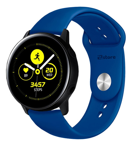 Correa Compatible Con Samsung Galaxy Watch Active Azul
