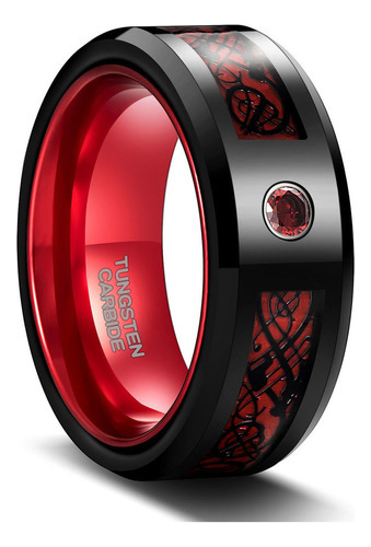 2023 8mm La Boda Masculina Promete Un Anillo De Dragón Celta