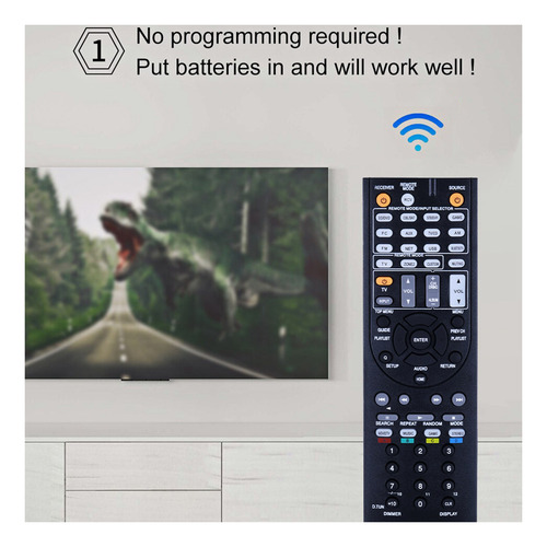 . Controle Remoto Rc-879m Para Onkyo Tx-nr535 Tx-sr333 Ht-r3