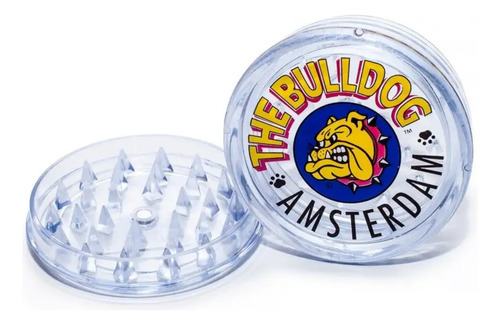 Moledor (grinder) Plástico The Bulldog Amsterdam Gris 