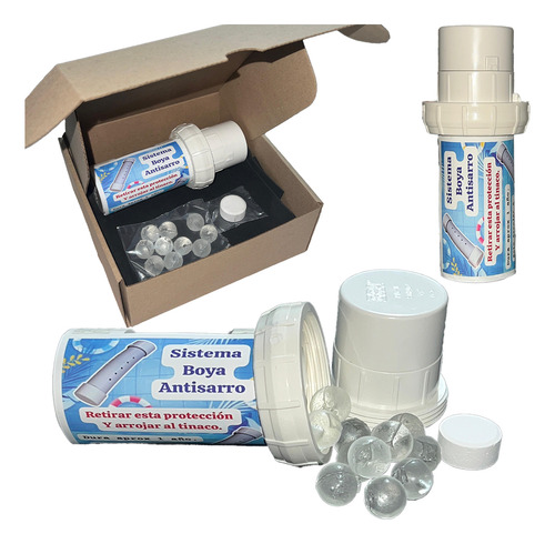 Cartucho Sal Polifosfato Antisarro Boya Recargable Inc. Rep.