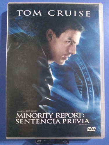 Minority Report Sentencia Previa Tom Cruise Dvd Original 