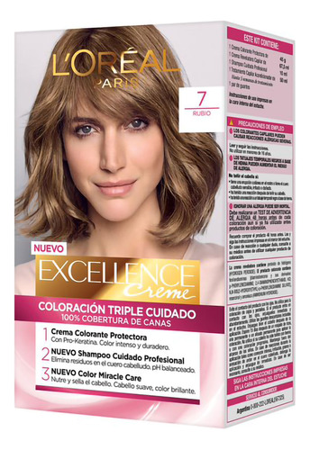 Tintura Permanente En Kit Excellence 7