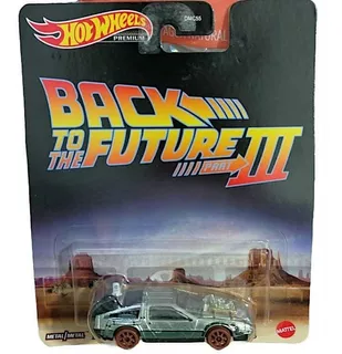 Hot Wheels Delorean Premium Volver Al Futuro 1955