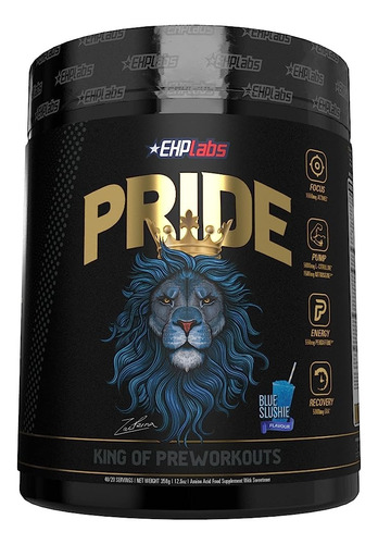 Ehp Labs Pride Preworkout Energy 40servings Sabor Granizado Azul